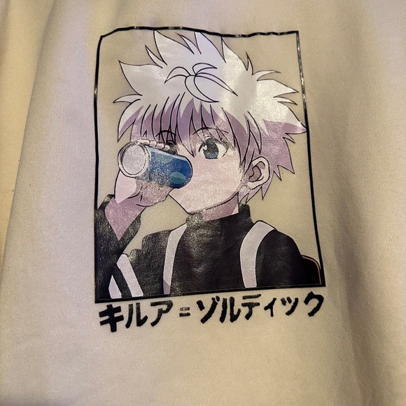 Killua Zoldyck Anime Pullover Hooded Sweatshirt - Large - Picture 1 of 4